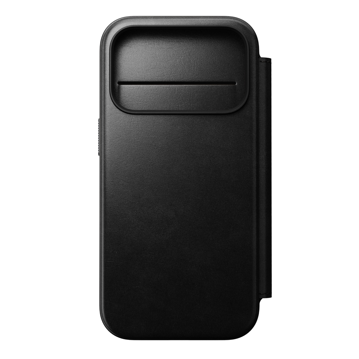 iPhone 17 Pro Skinnetui MagSafe - Modern Horween Leather Folio Black