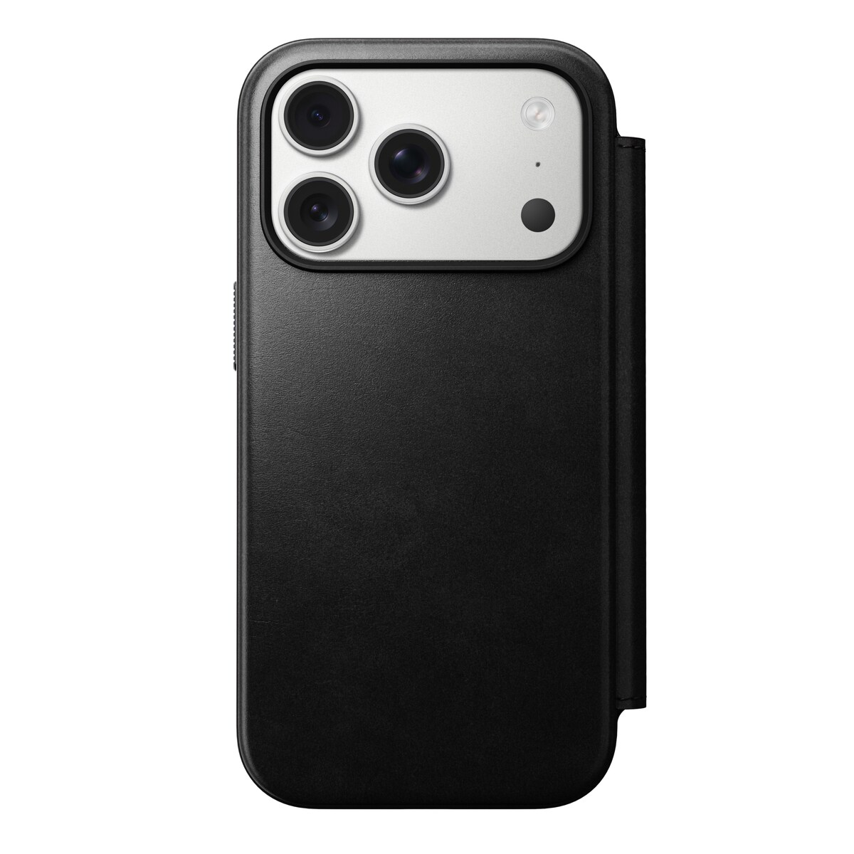 iPhone 17 Pro Skinnetui MagSafe - Modern Horween Leather Folio Black