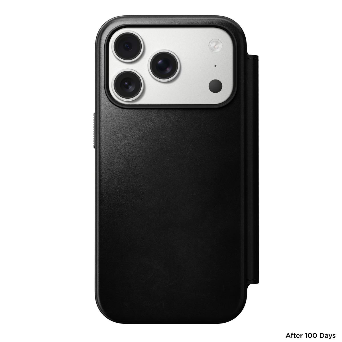 iPhone 17 Pro Skinnetui MagSafe - Modern Horween Leather Folio Black