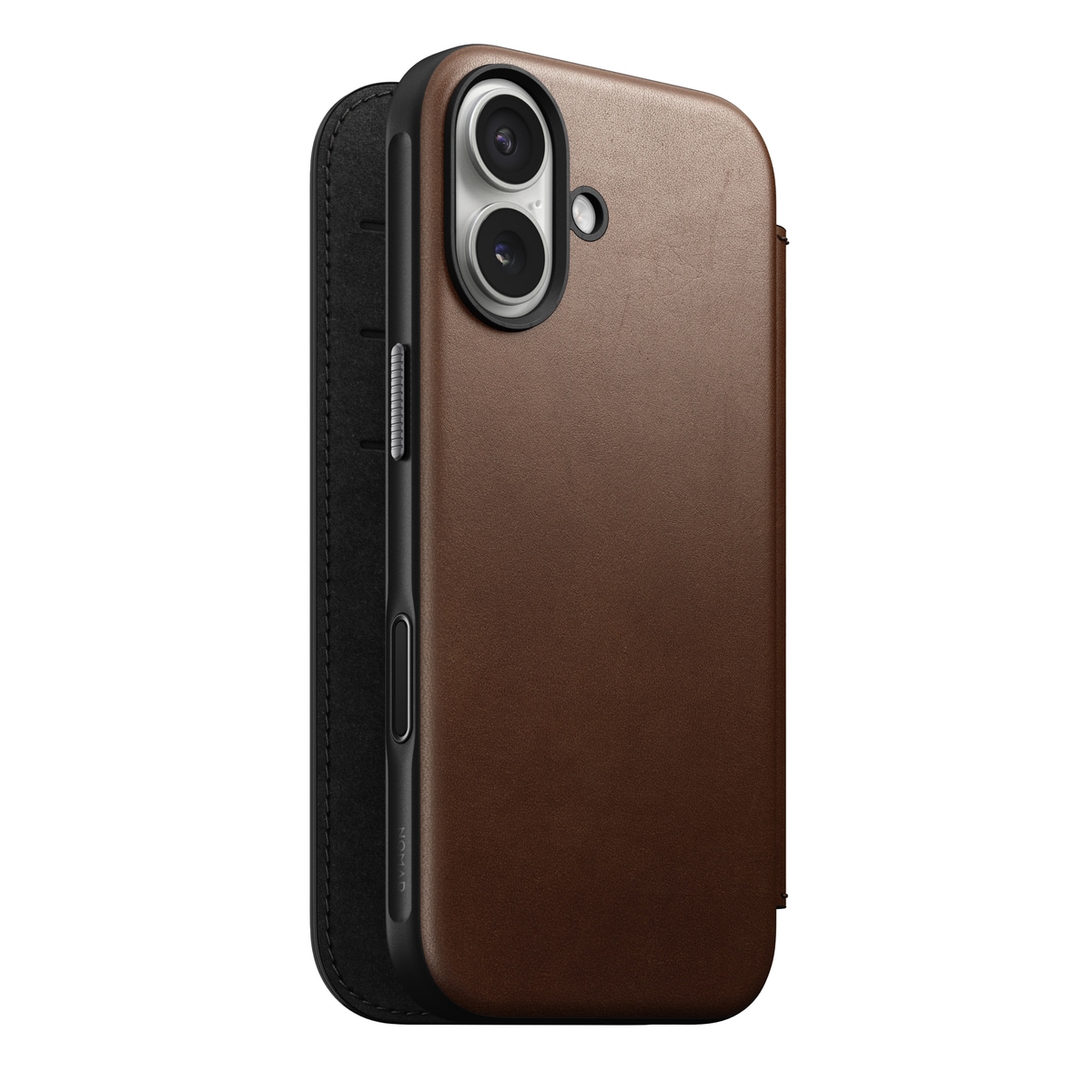 iPhone 17 Etui MagSafe - Modern Leather Folio, Brown