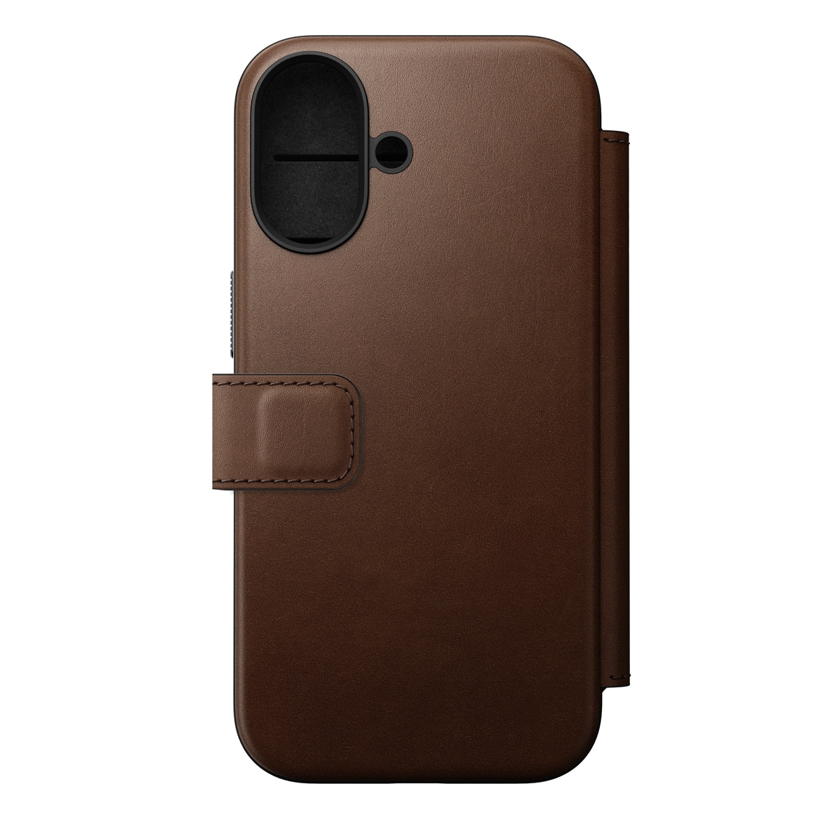 iPhone 17 Etui MagSafe - Modern Leather Folio, Brown