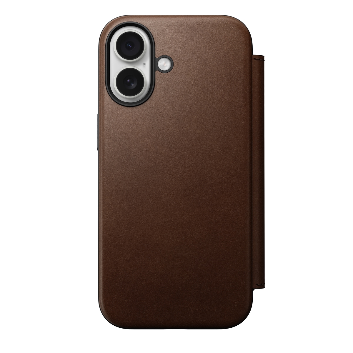 iPhone 17 Etui MagSafe - Modern Leather Folio, Brown