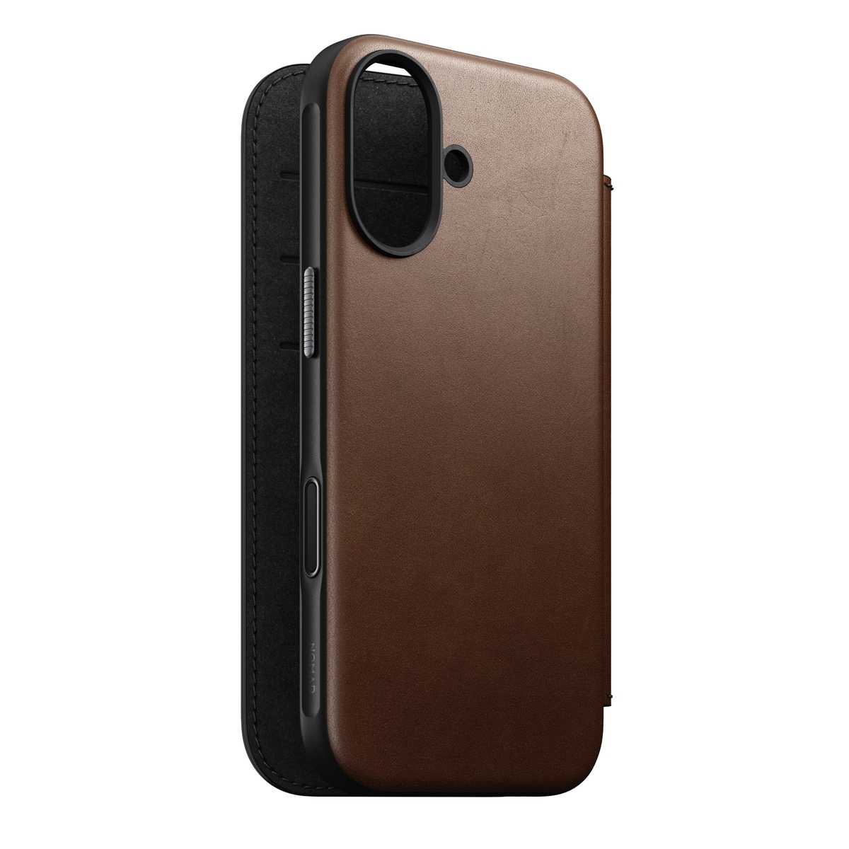 iPhone 17 Etui MagSafe - Modern Leather Folio, Brown