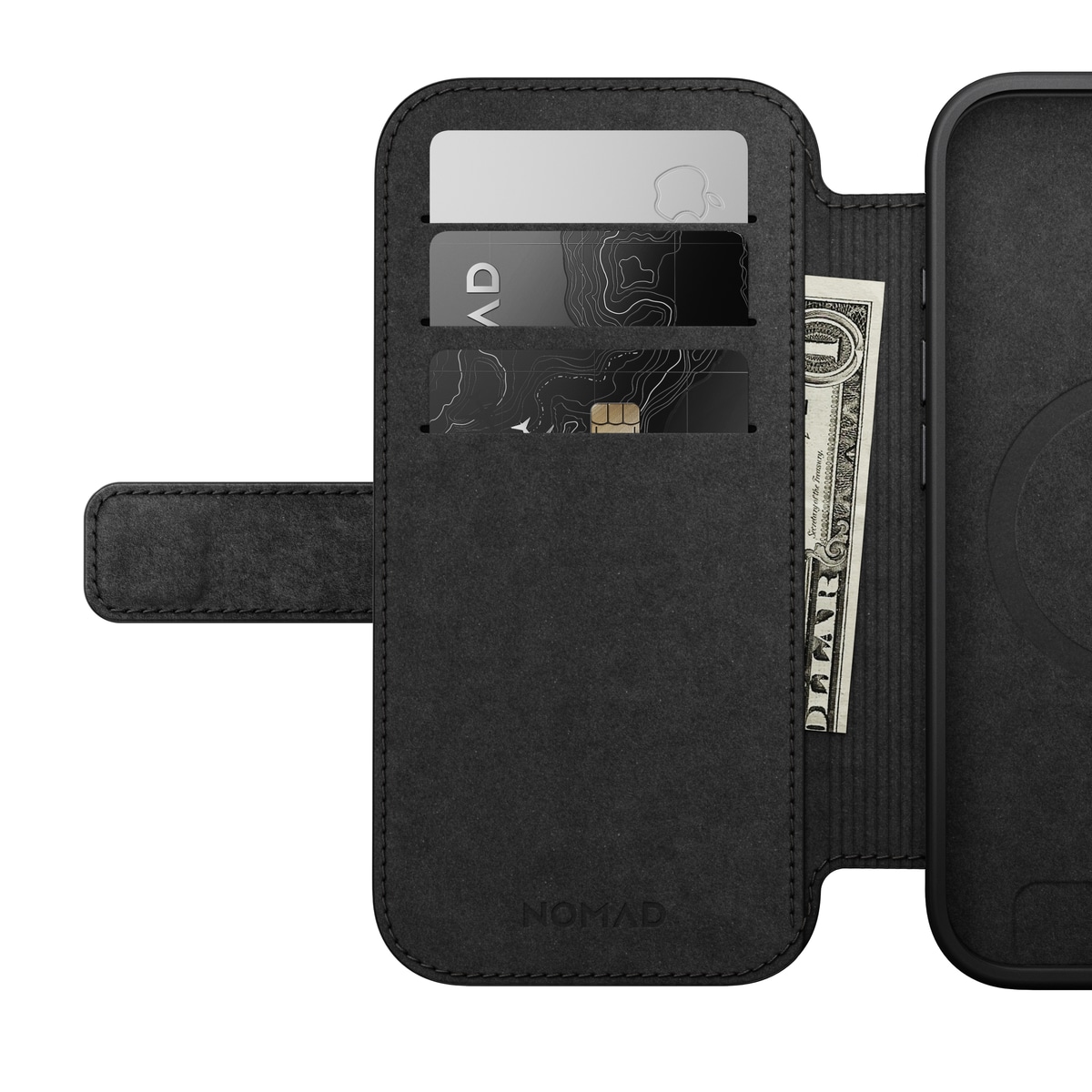 iPhone 17 Etui MagSafe - Modern Leather Folio, Brown