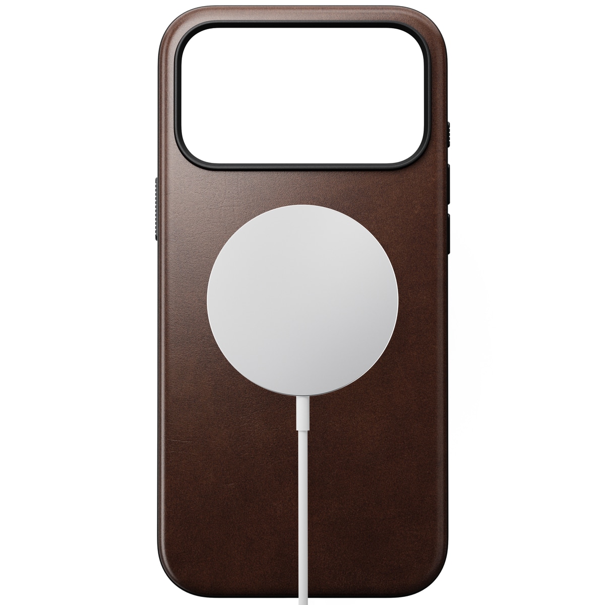 iPhone 17 Pro Max Skinnetui MagSafe - Modern Horween Leather Rustic Brown