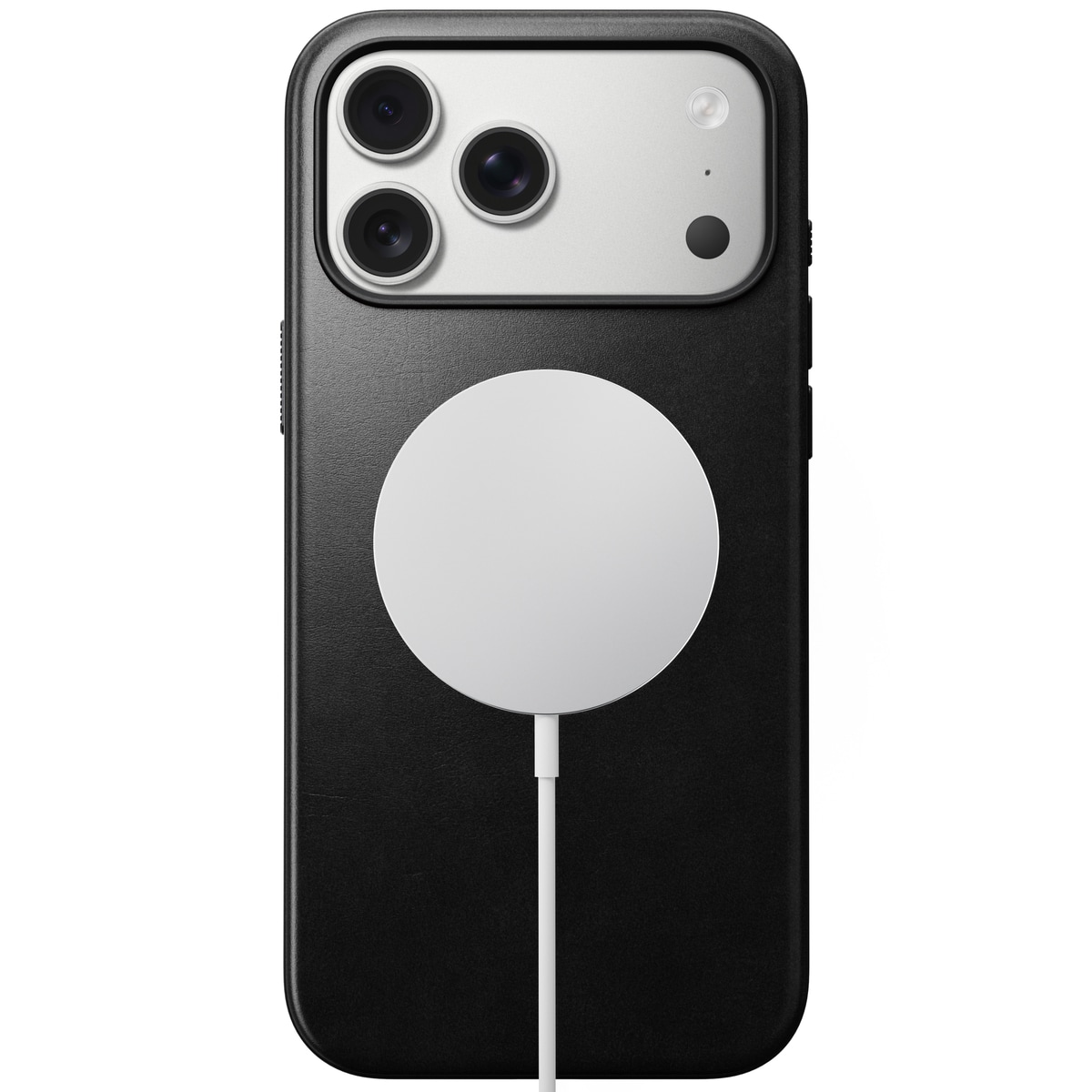 iPhone 17 Pro Max Skinnetui MagSafe - Modern Horween Leather Black
