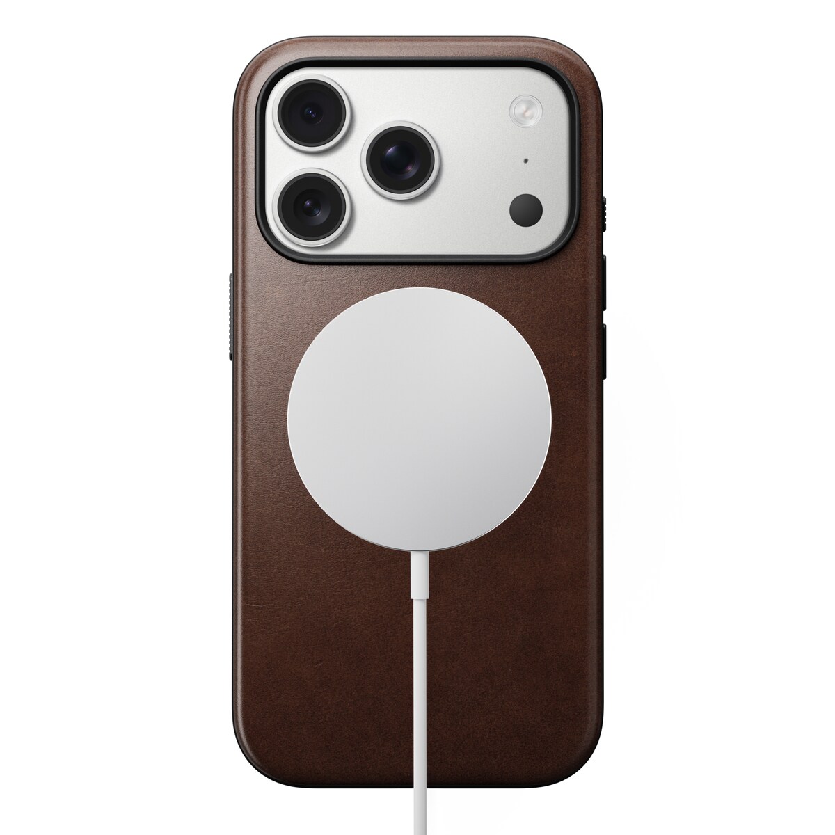 iPhone 17 Pro Skinnetui MagSafe - Modern Horween Leather Rustic Brown
