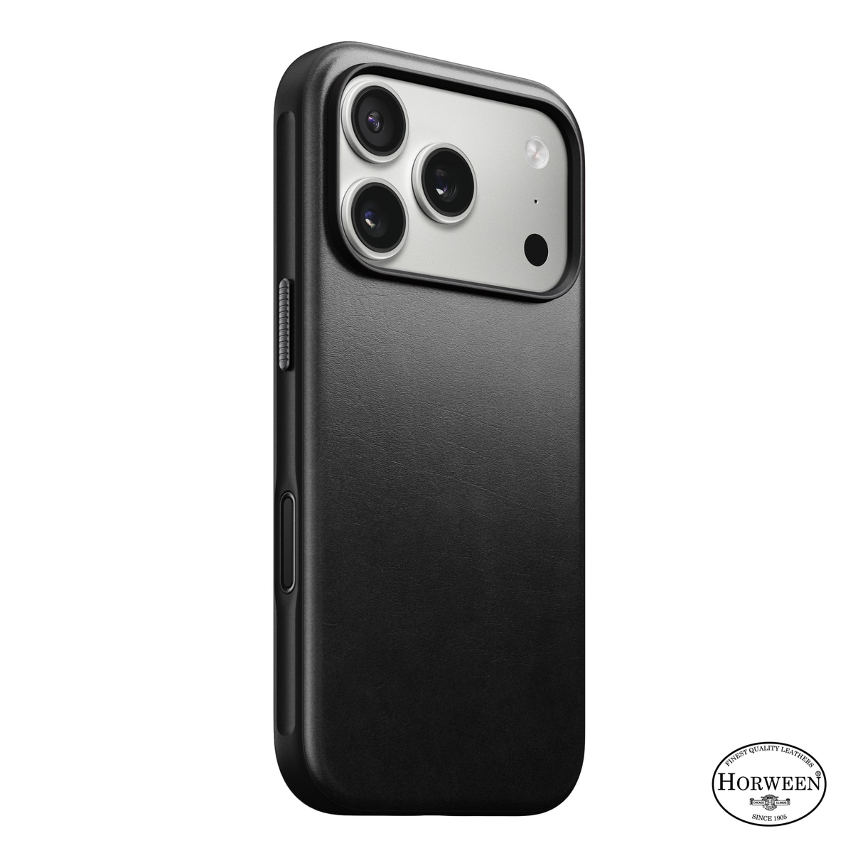 iPhone 17 Pro Skinnetui MagSafe - Modern Horween Leather Black
