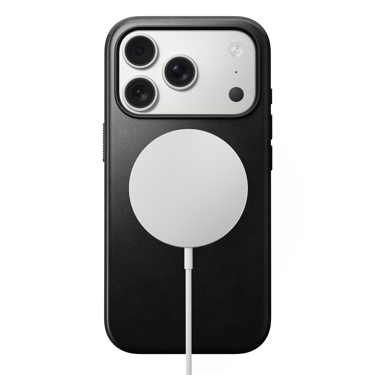 iPhone 17 Pro Skinnetui MagSafe - Modern Horween Leather Black