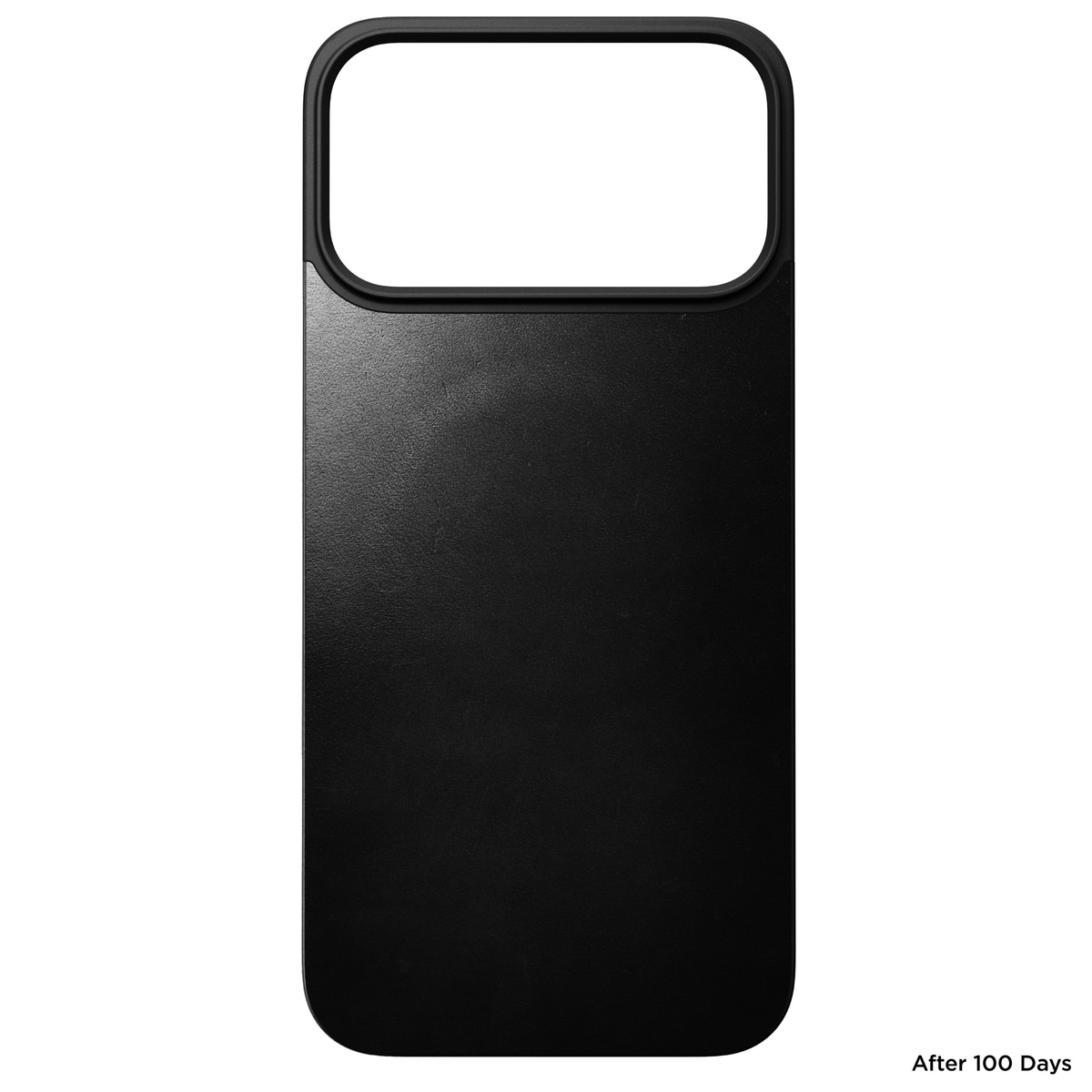iPhone 17 Pro Max Magnetisk Bakside - Leather Back, Black
