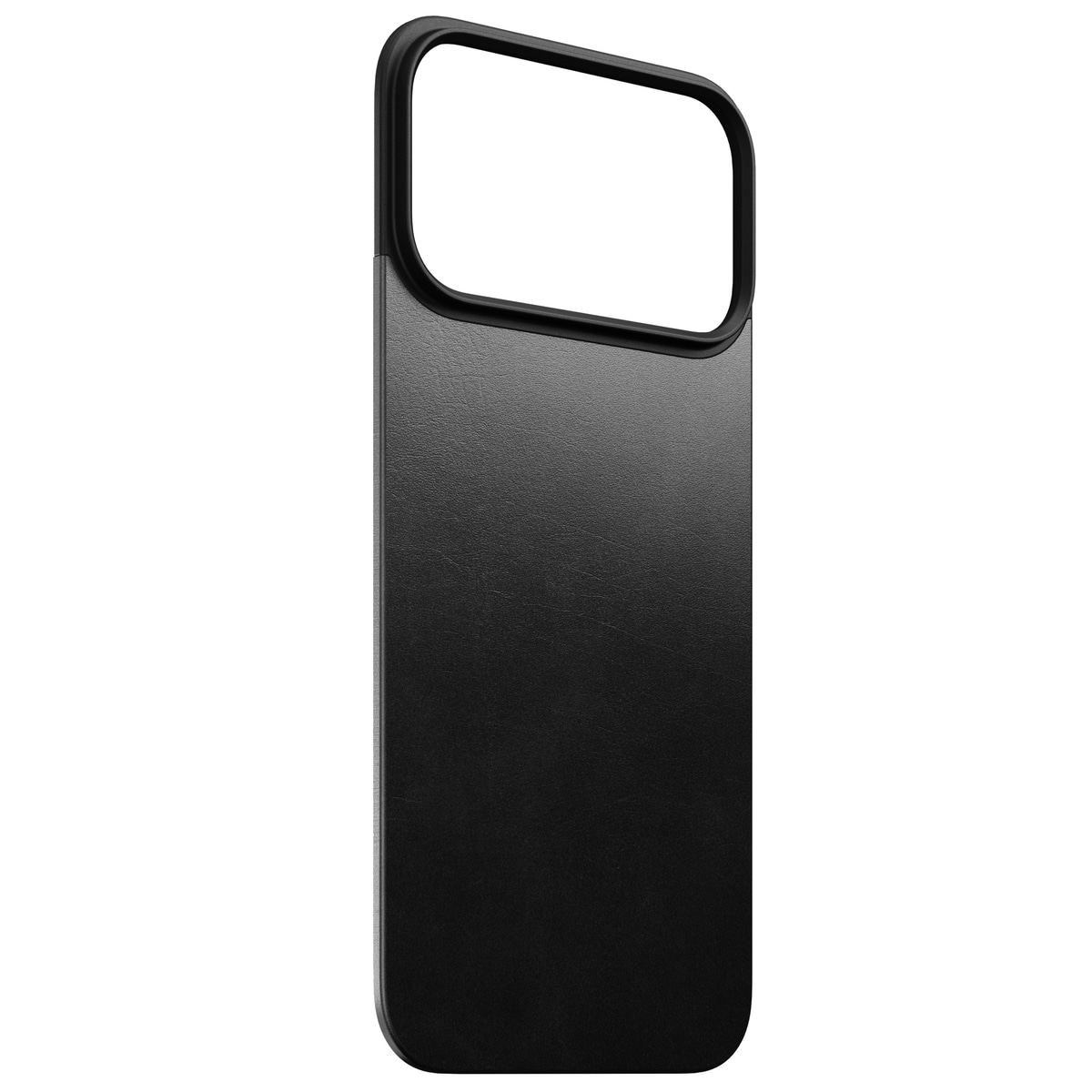 iPhone 17 Pro Max Magnetisk Bakside - Leather Back, Black