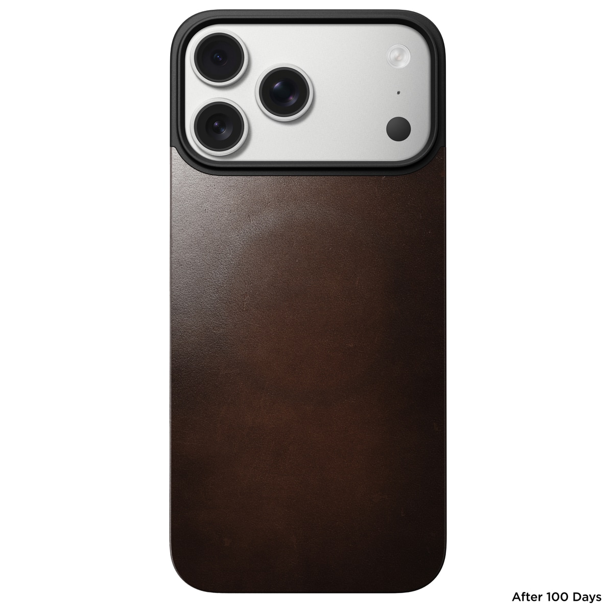 iPhone 17 Pro Max Magnetisk Bakside - Leather Back, Rustic Brown