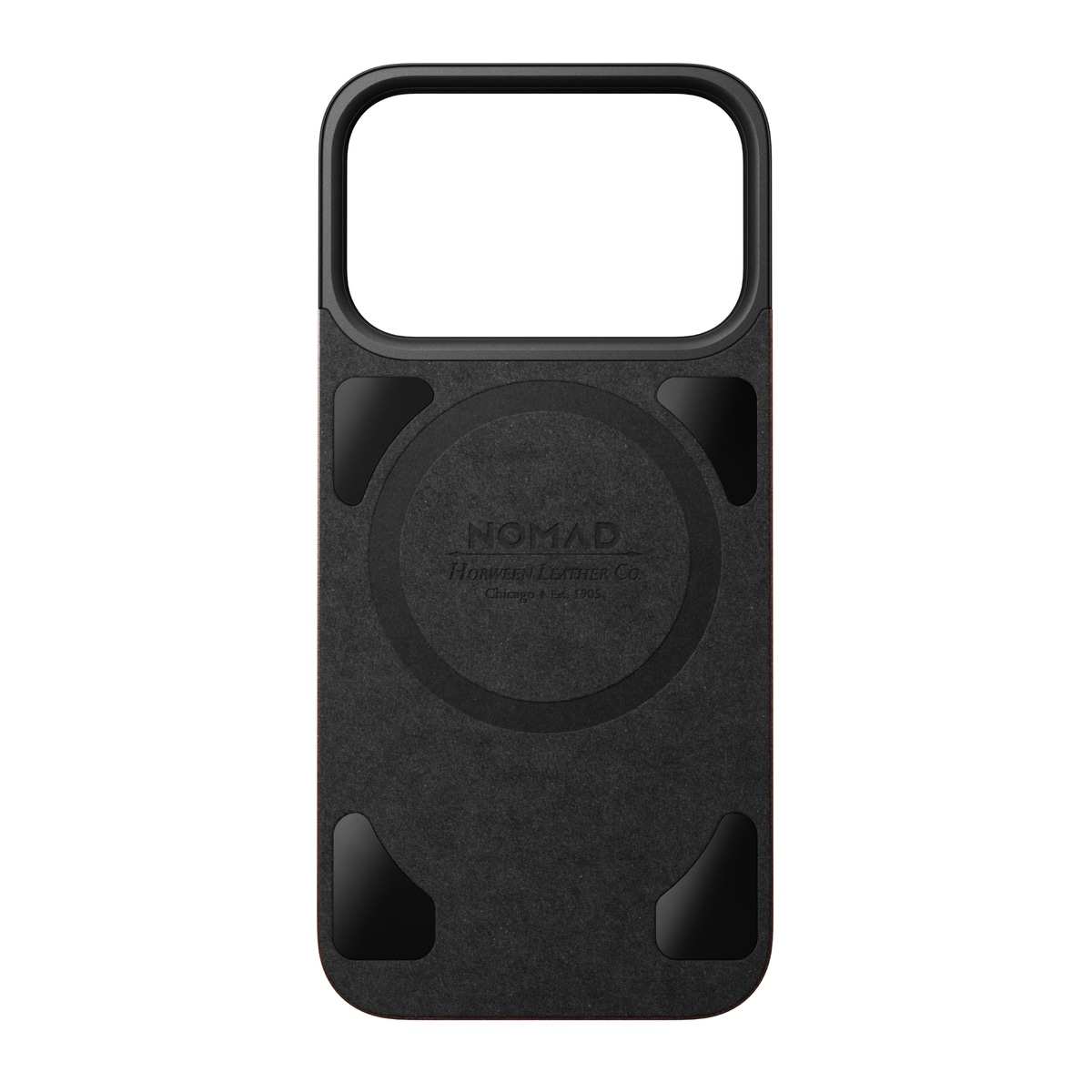 iPhone 17 Pro Max Magnetisk Bakside - Leather Back, Rustic Brown
