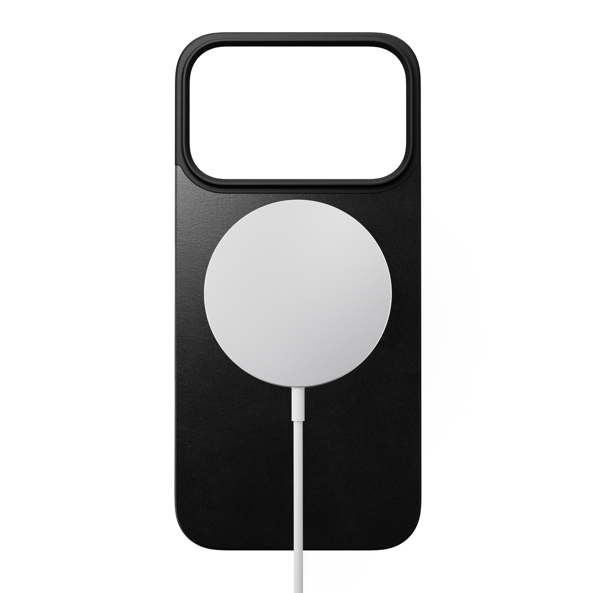 iPhone 17 Pro Magnetisk Bakside - Leather Back, Black