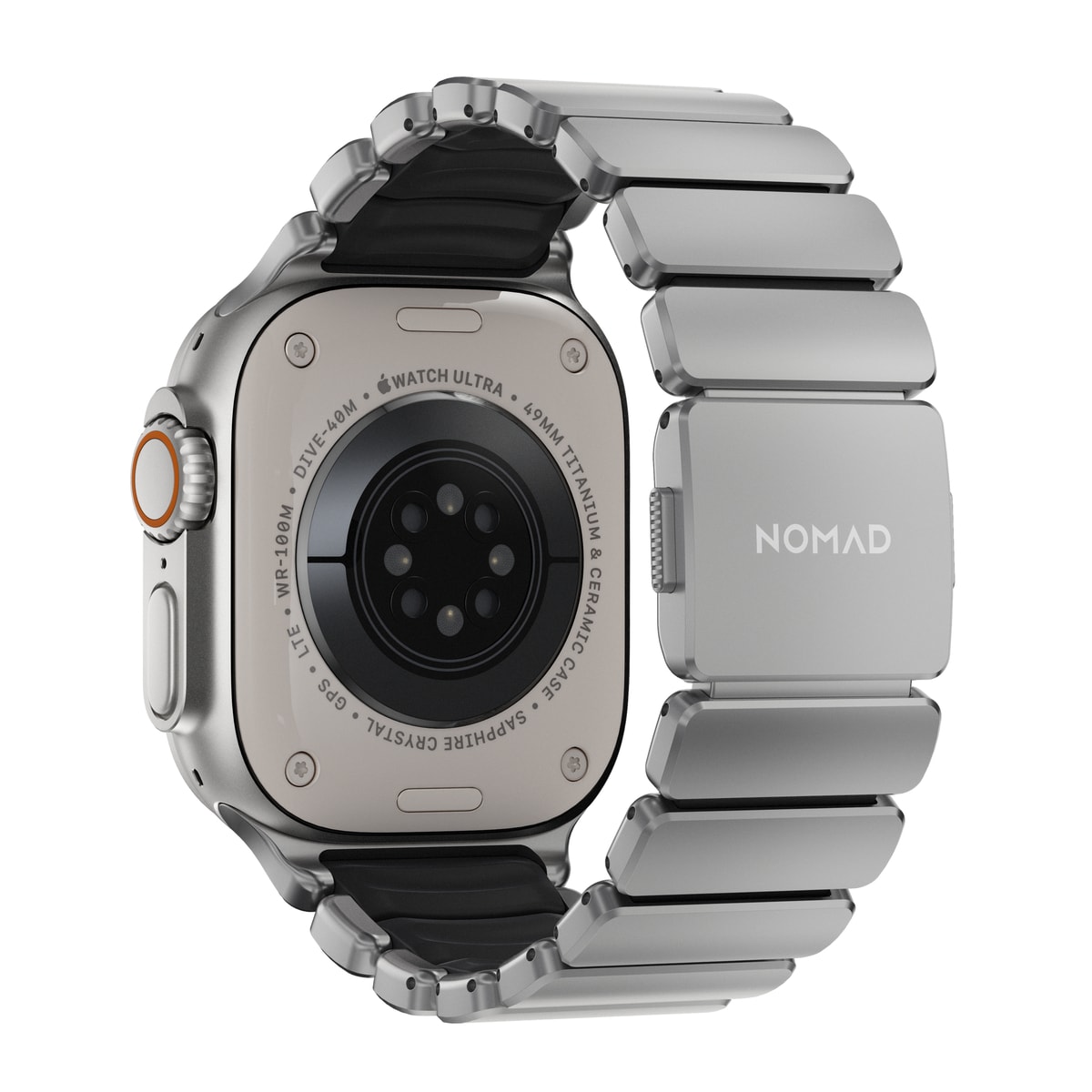 Apple Watch Series 10 46mm Titanium reim, Sølv