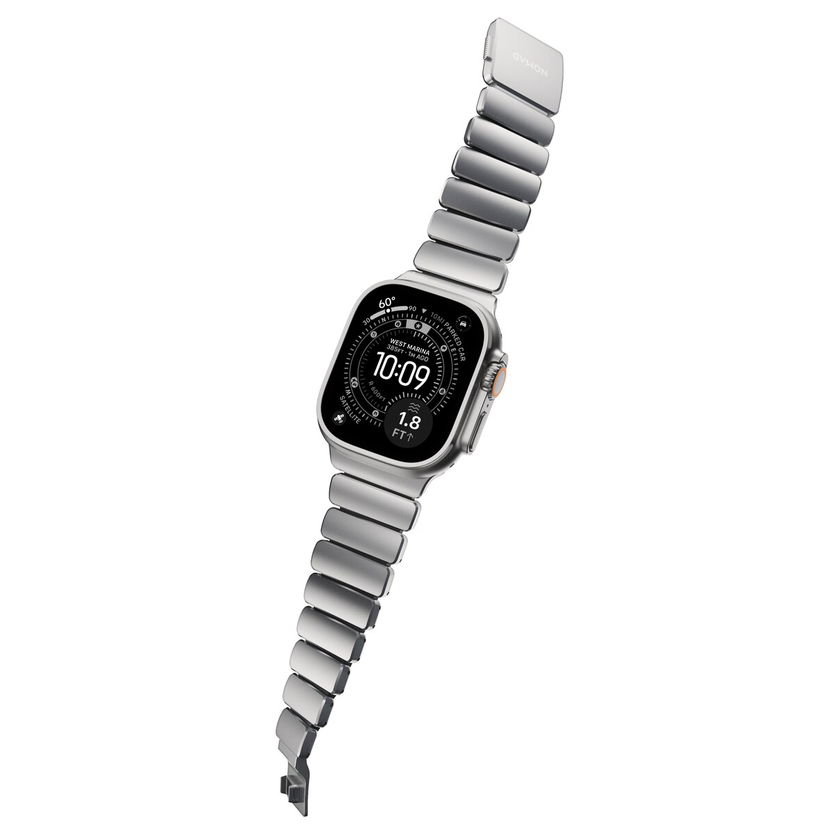 Apple Watch Series 10 46mm Titanium reim, Sølv