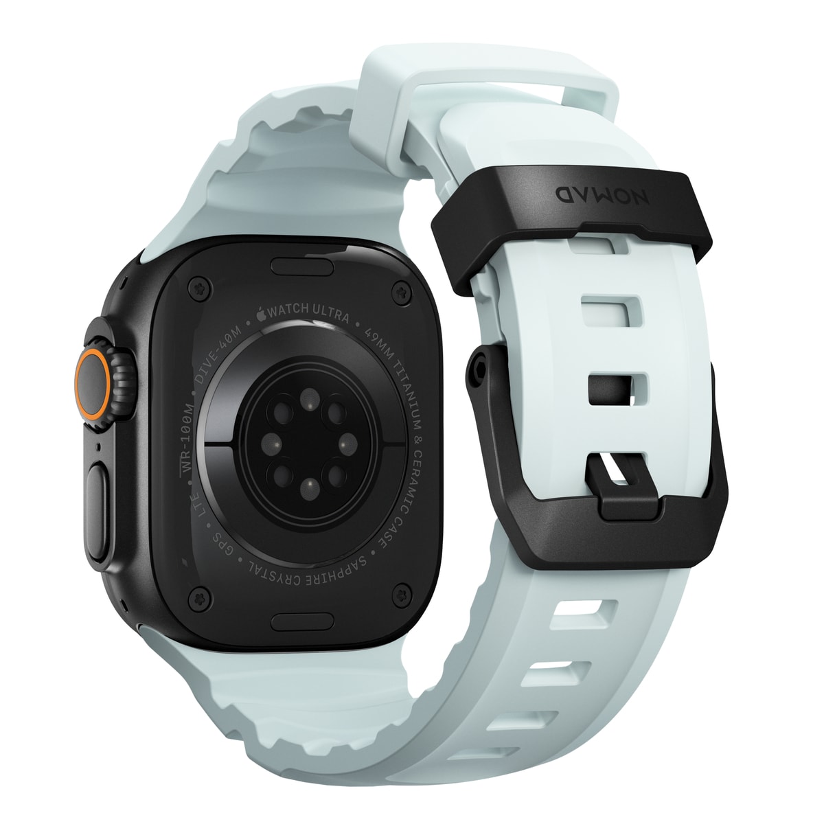 Apple Watch Ultra 49mm 1st Gen Reim Rocky Point (Black Hardware) Icy Blue Glow - Limited edition