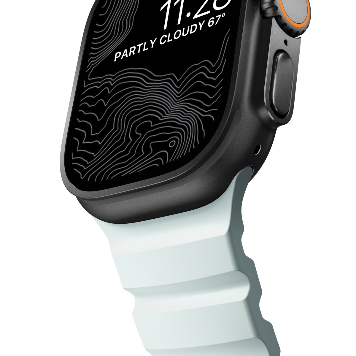 Apple Watch Ultra 49mm 1st Gen Reim Rocky Point (Black Hardware) Icy Blue Glow - Limited edition