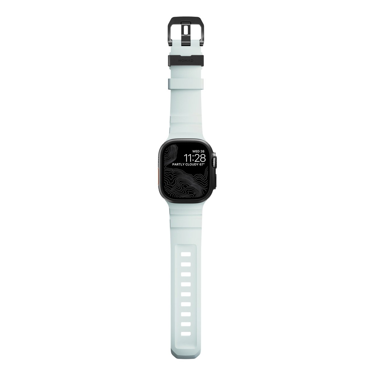 Apple Watch Ultra 49mm 1st Gen Reim Rocky Point (Black Hardware) Icy Blue Glow - Limited edition