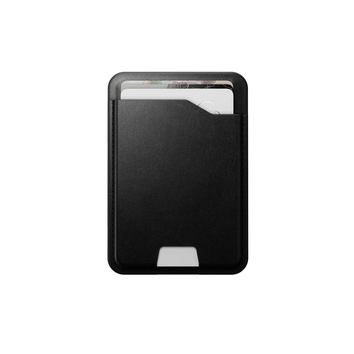 MagSafe-kortholder i Horween Leather med sporing, Svart