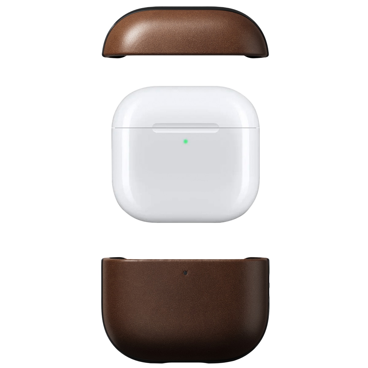 Apple AirPods 4 Skinnetui - Modern Case Leather, Brown