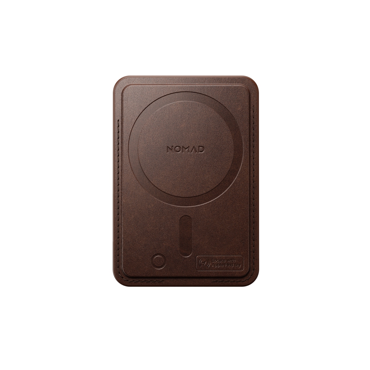 MagSafe-kortholder i Horween Leather med sporing, Rustic Brown