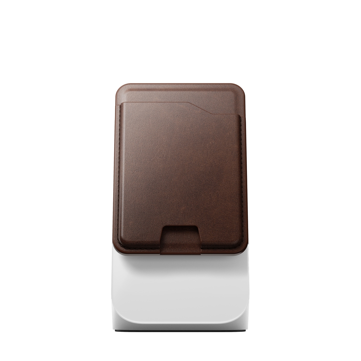 MagSafe-kortholder i Horween Leather med sporing, Rustic Brown