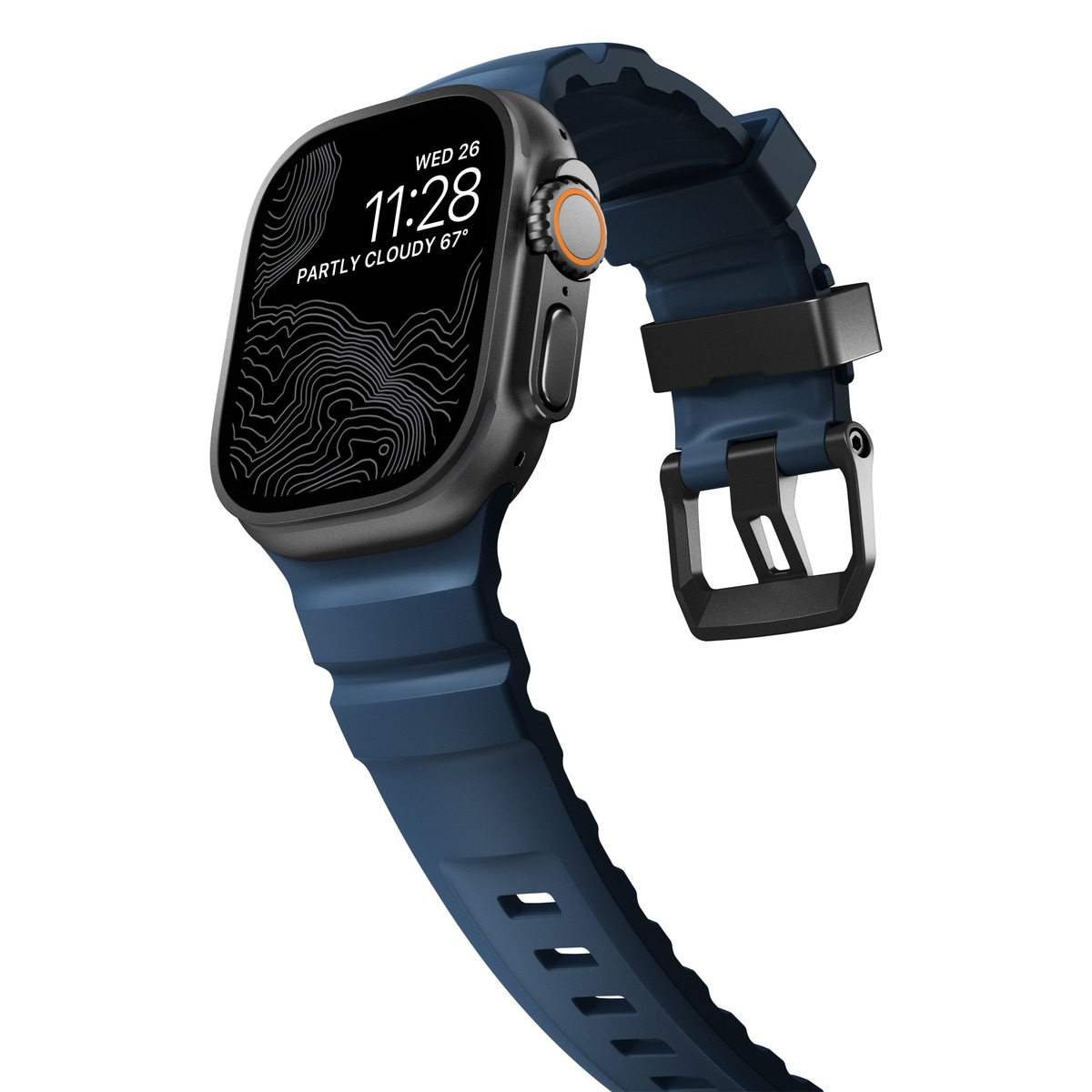 Apple Watch Series 9 45mm Reim Rocky Point (Black Hardware) Atlantic