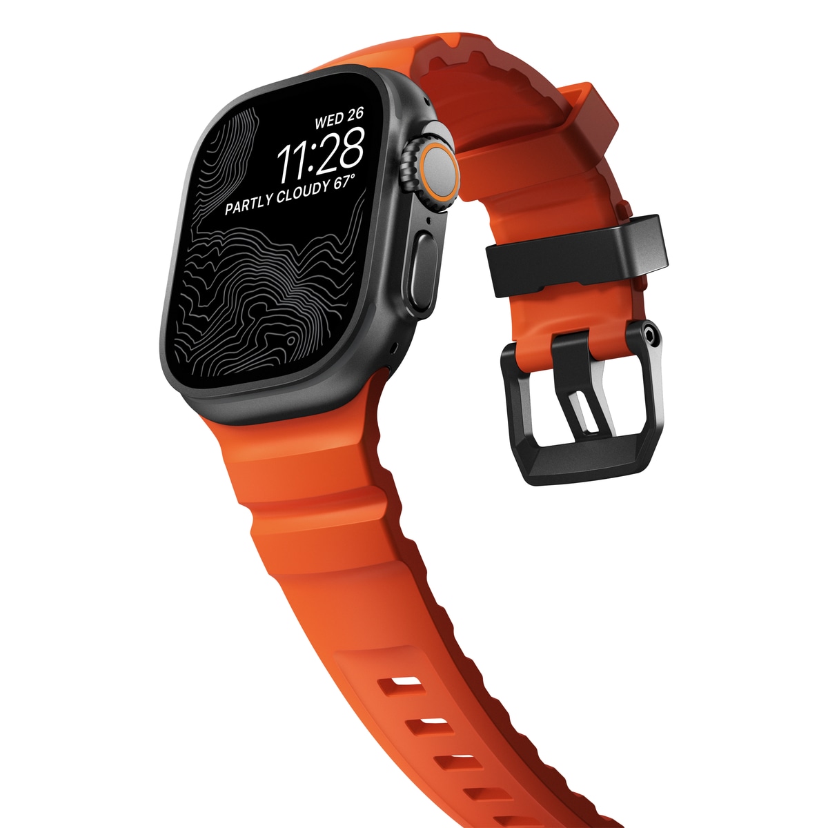 Apple Watch Series 9 45mm Reim Rocky Point (Black Hardware) Magma - Limited edition