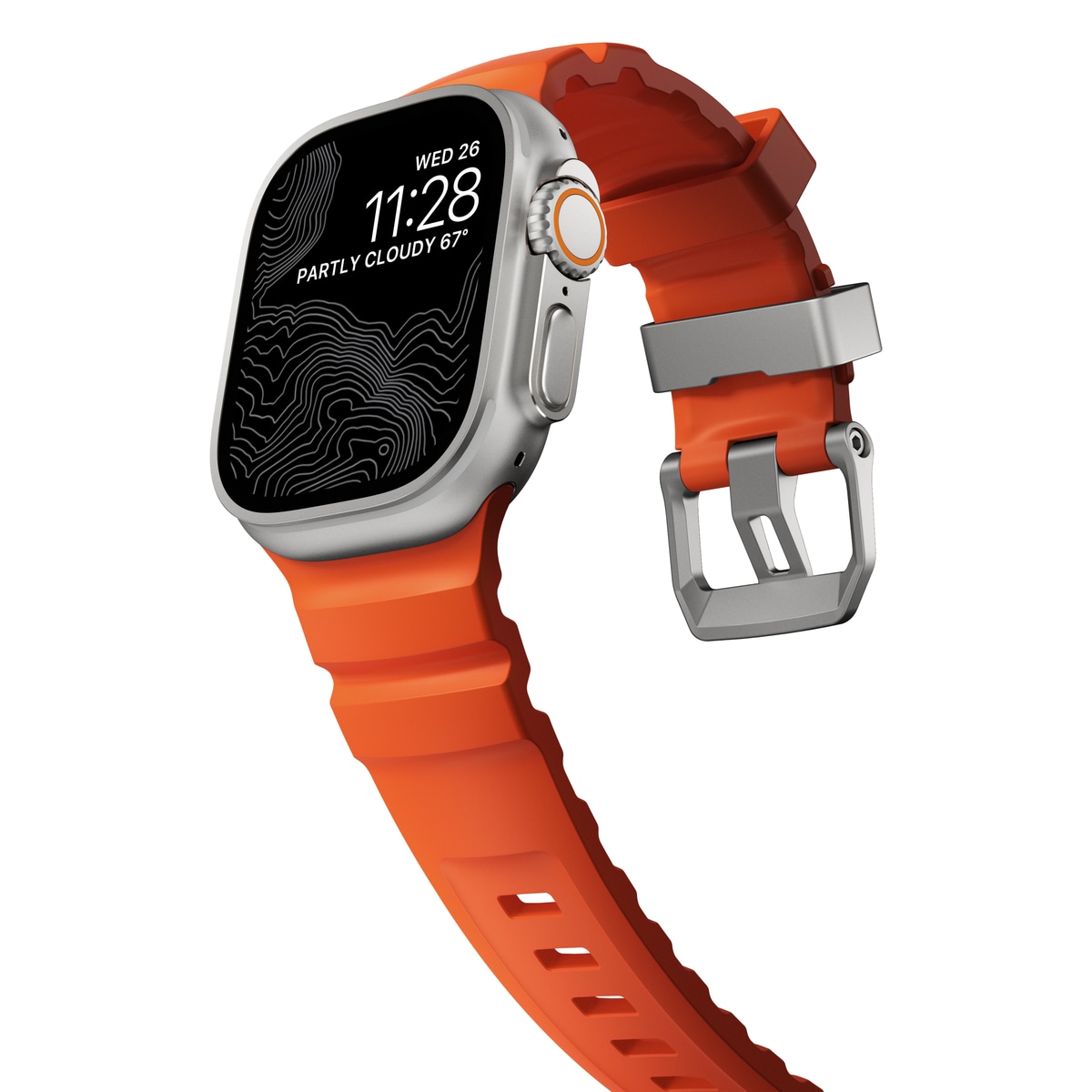 Apple Watch Series 8 45mm Reim Rocky Point (Natural Hardware) Magma - Limited edition