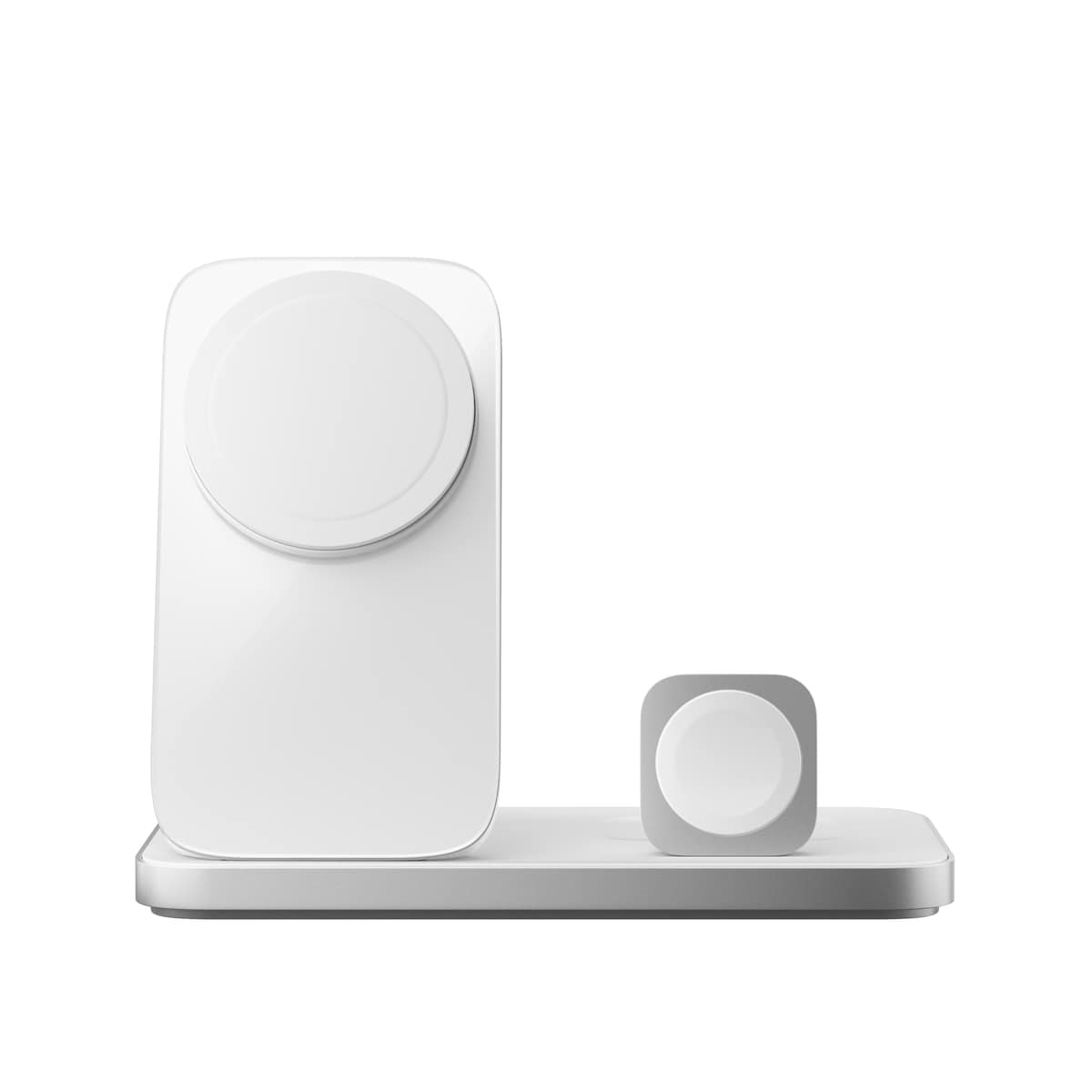 Ladestasjon Stand One Max 3-i-1 Qi2 MagSafe, Silver