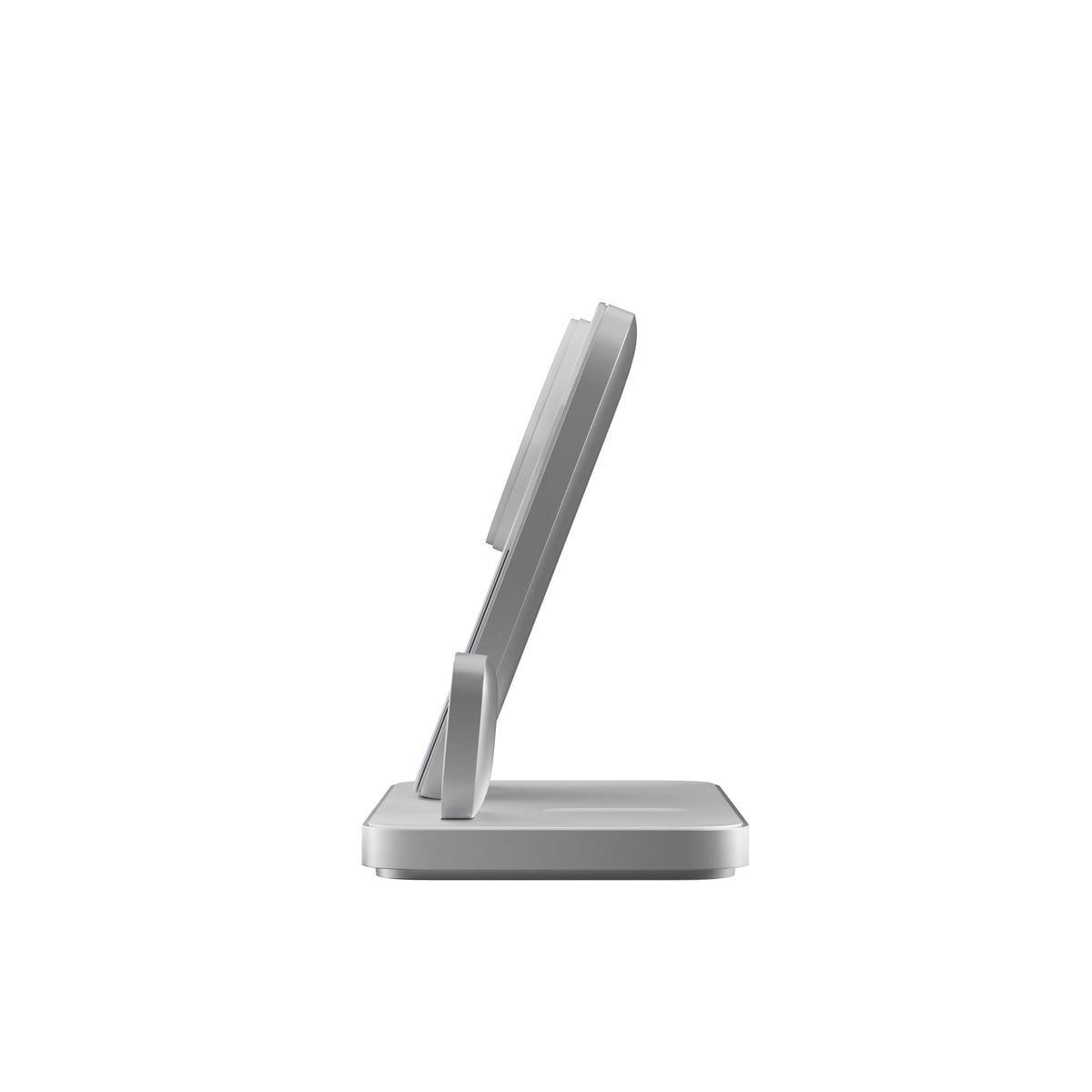 Ladestasjon Stand One Max 3-i-1 Qi2 MagSafe, Silver