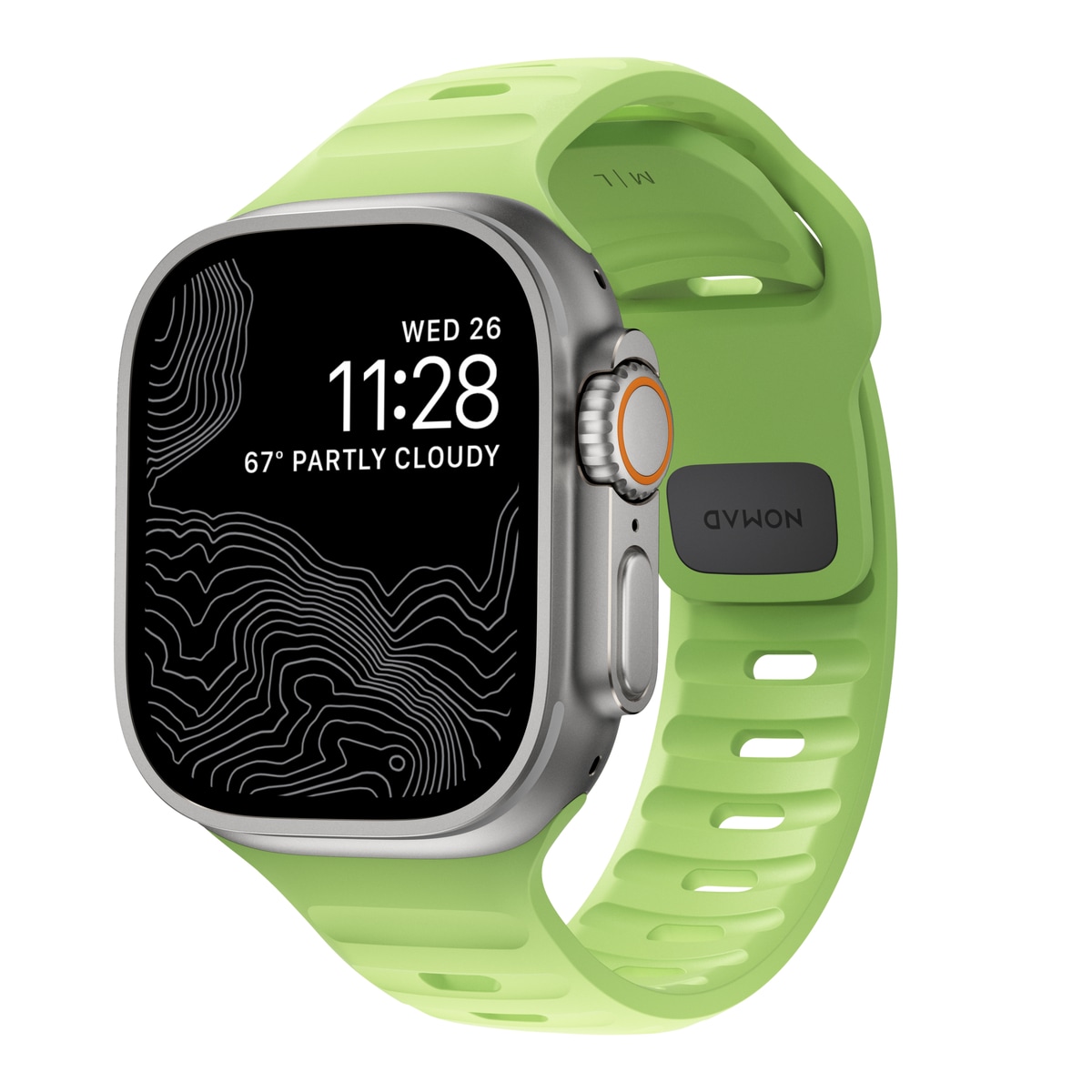 Apple Watch Ultra 49mm 1st Gen Reim - Sport Band Grønn