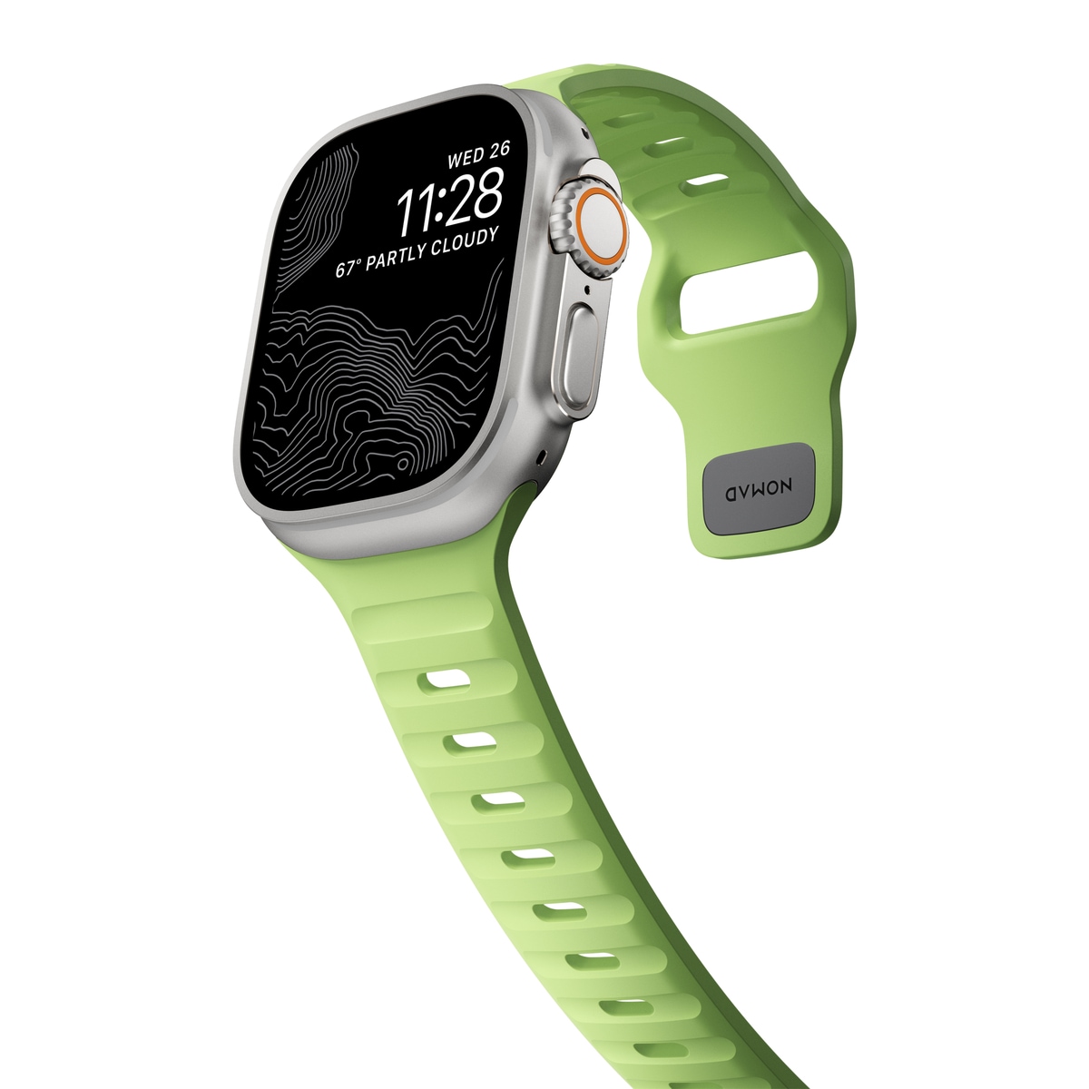 Apple Watch Ultra 49mm 1st Gen Reim - Sport Band Grønn