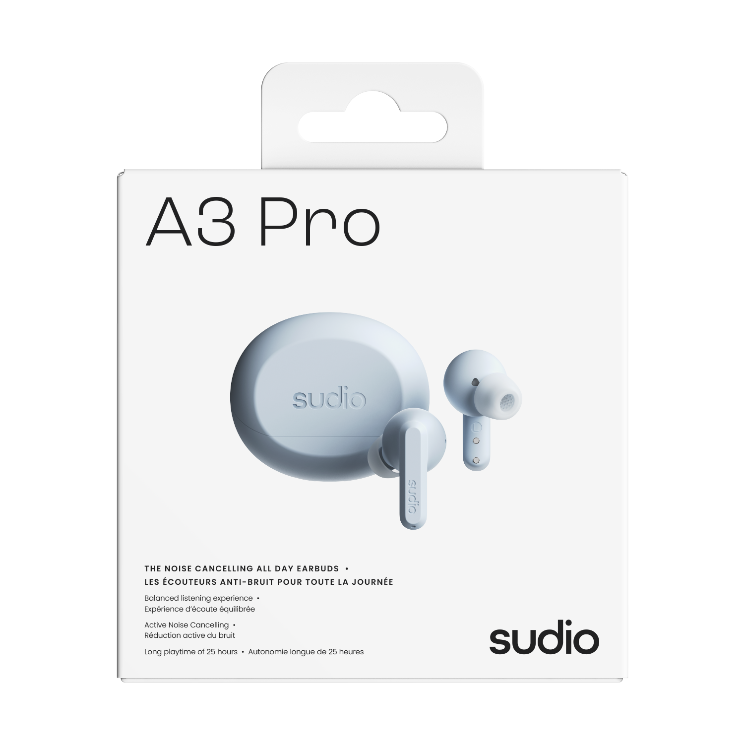 A3 Pro Trådløse In-ear hodetelefoner med støydemping, Blå