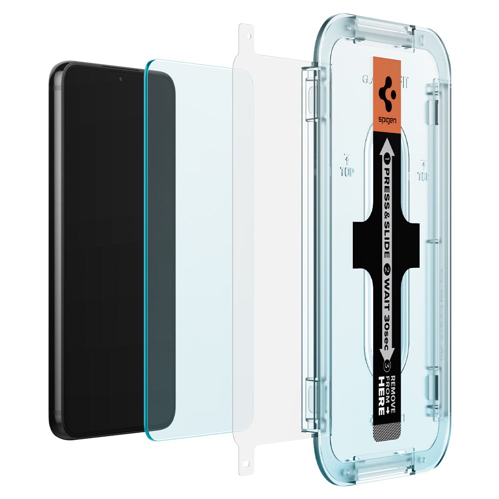 Samsung Galaxy S23 Skjermbeskytter med monteringsramme (2-pack) GLAS.tR EZ Fit