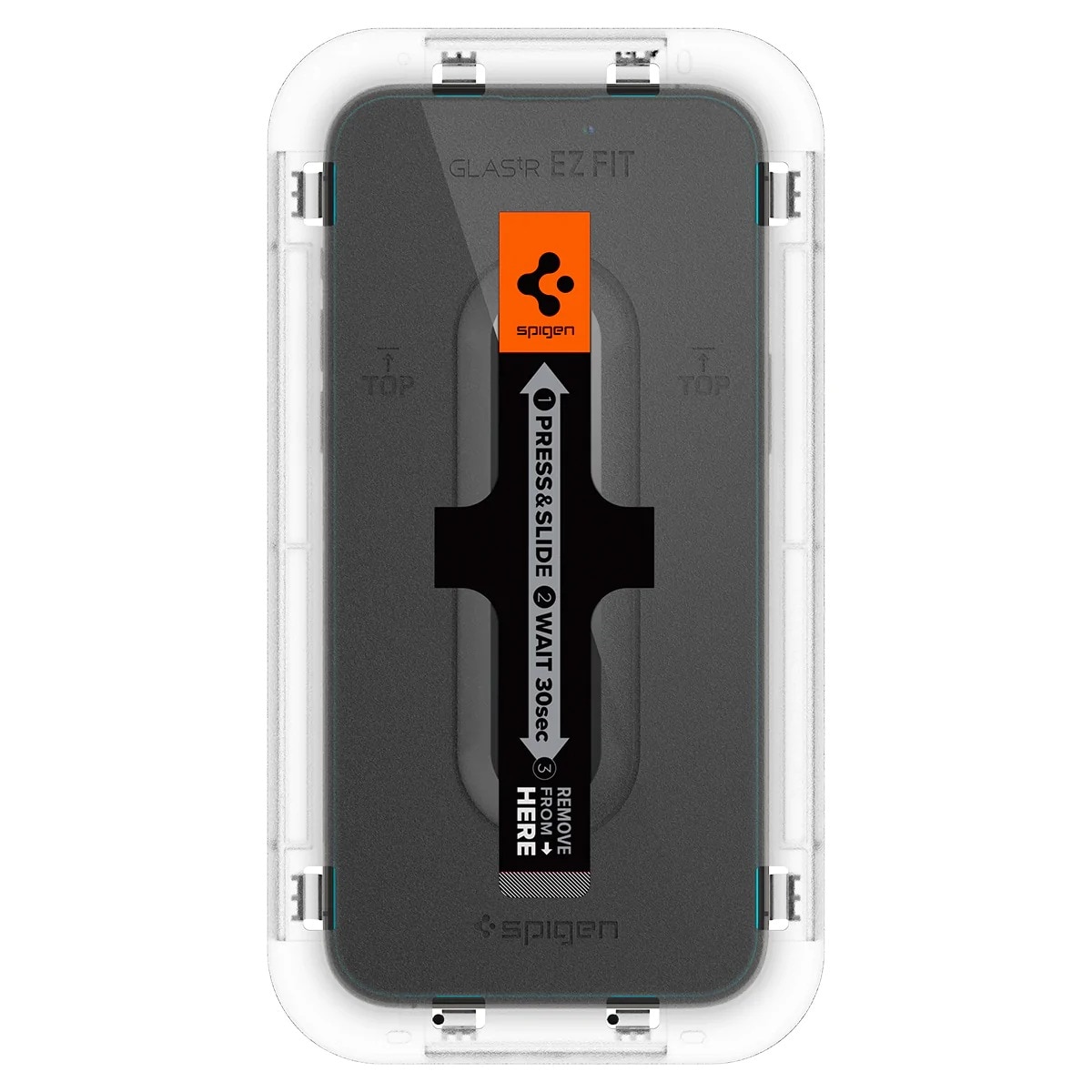 iPhone 14 Pro Skjermbeskytter med monteringsramme (2-pack) GLAS.tR EZ Fit