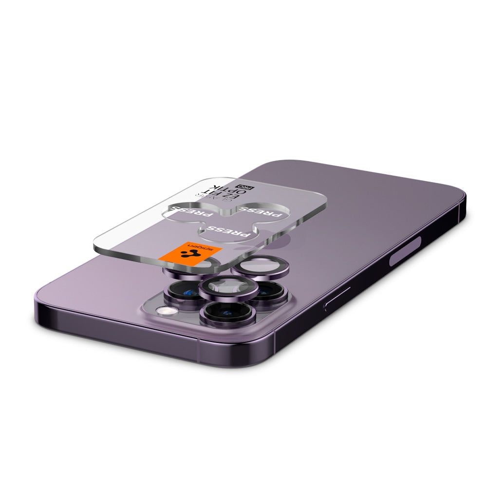 iPhone 14 Pro Max EZ Fit Linsebeskytter (2-pack), Lilla