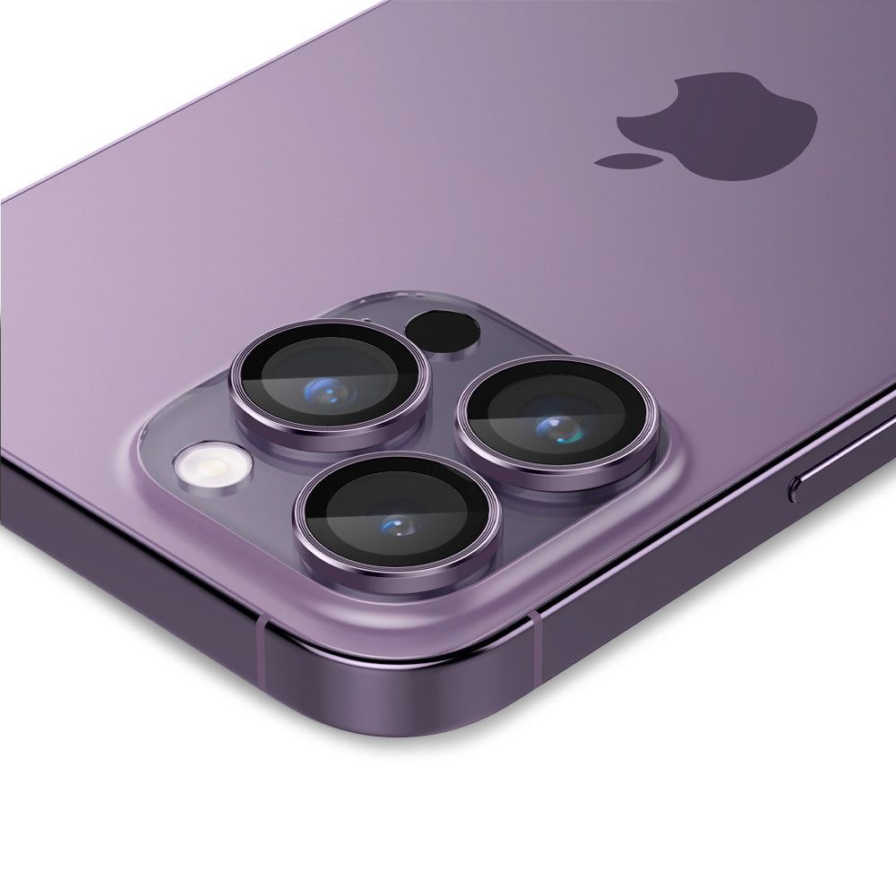 iPhone 14 Pro Max EZ Fit Linsebeskytter (2-pack), Lilla