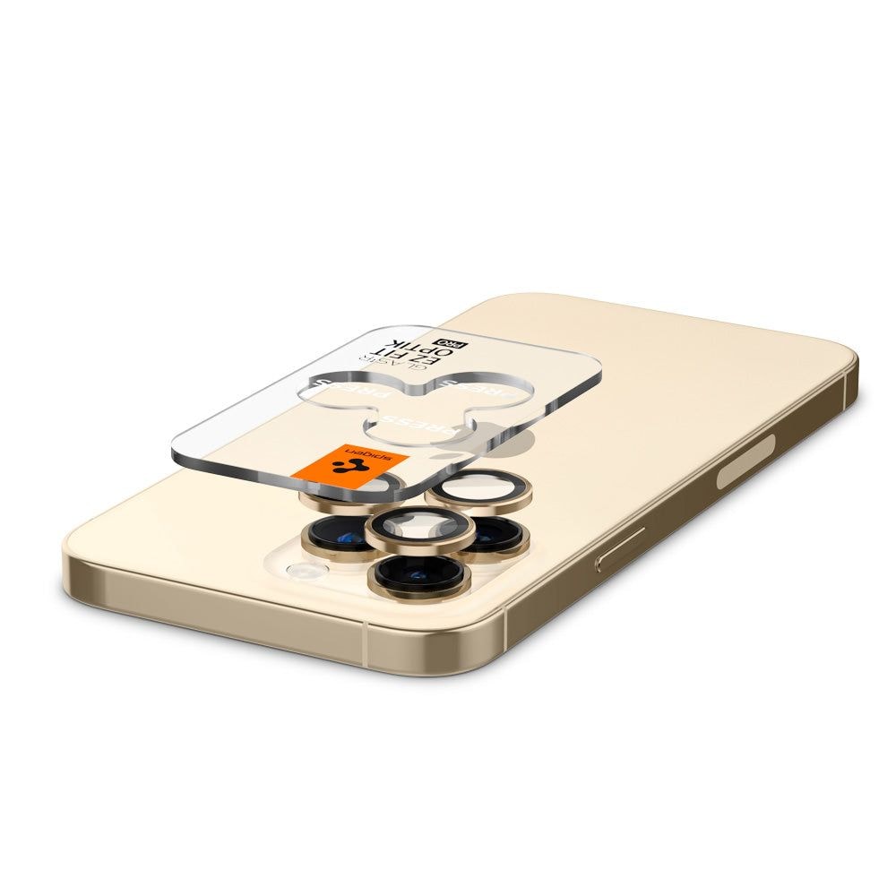 iPhone 14 Pro Max EZ Fit Linsebeskytter (2-pack), Gull