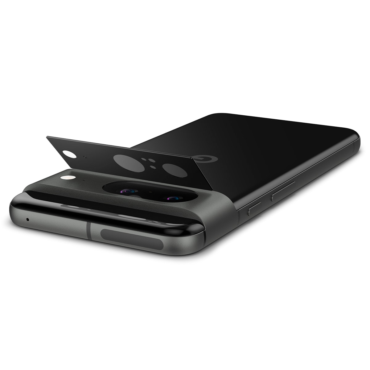 Google Pixel 8 EZ Fit Linsebeskytter (2-pack), Svart