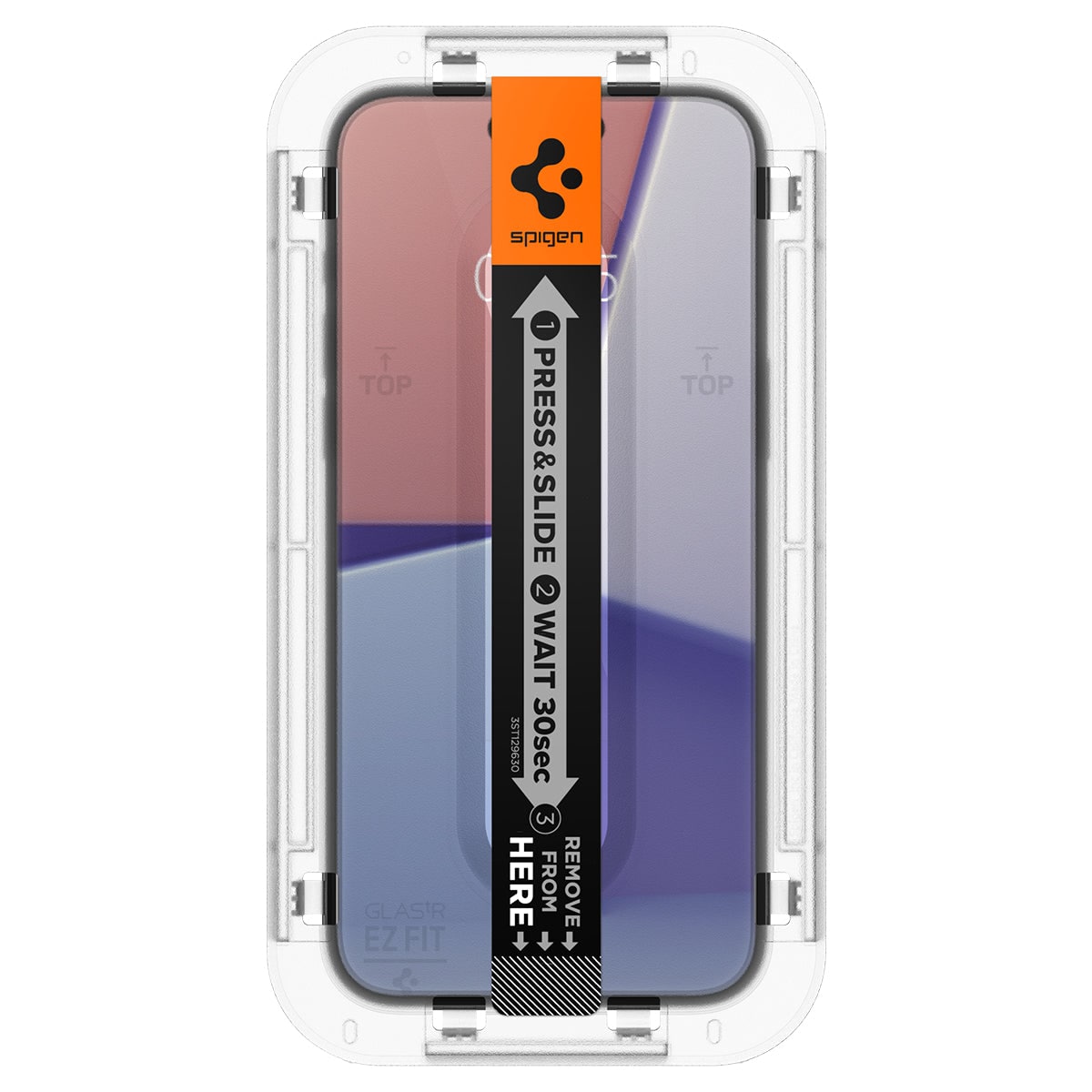 iPhone 15 Plus Skjermbeskytter med monteringsramme (2-pack) GLAS.tR EZ Fit