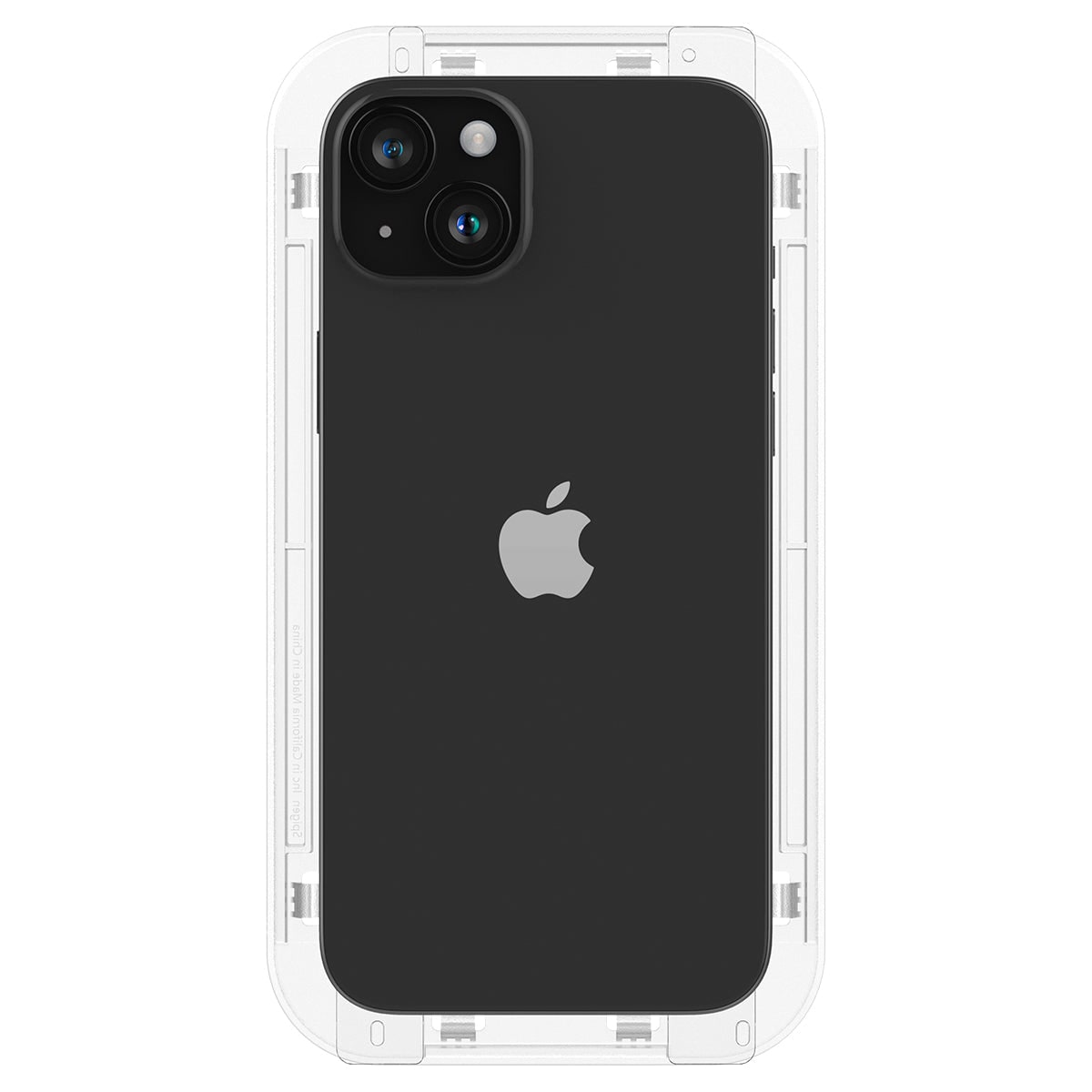 iPhone 15 Plus Skjermbeskytter med monteringsramme (2-pack) GLAS.tR EZ Fit