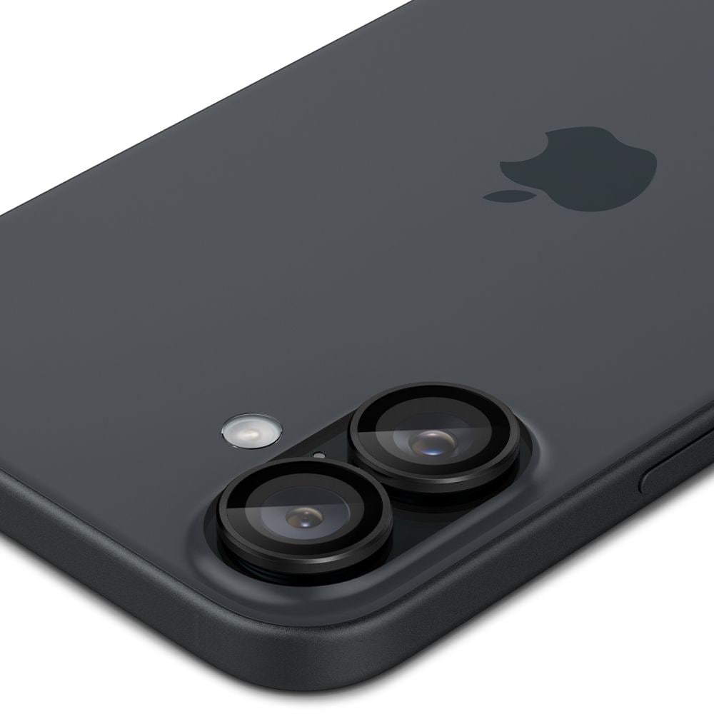 iPhone 16 EZ Fit Linsebeskytter (2-pack), Svart