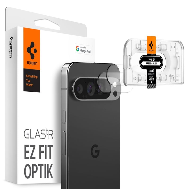 Google Pixel 9 Pro EZ Fit Linsebeskytter (2-pack), Gjennomsiktig