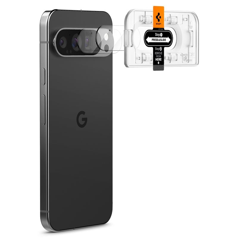 Google Pixel 9 Pro EZ Fit Linsebeskytter (2-pack), Gjennomsiktig