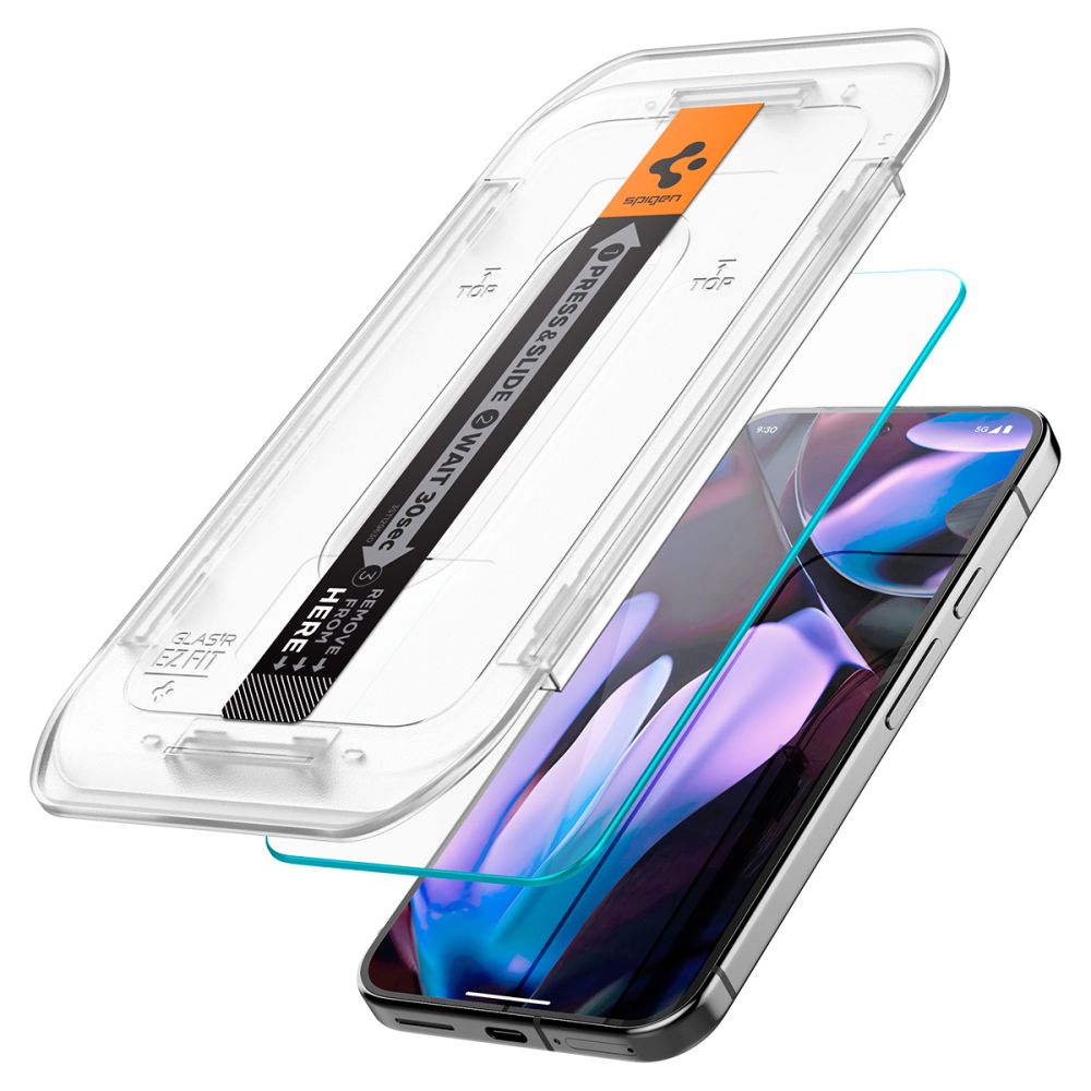 Google Pixel 10 Pro Skjermbeskytter med monteringsramme (2-pack) GLAS.tR EZ Fit