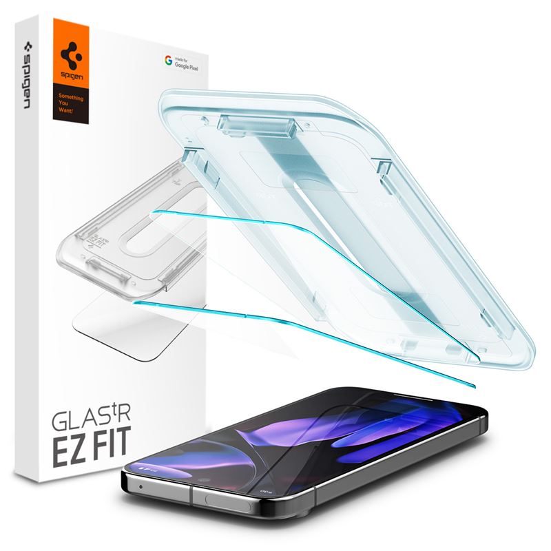 Google Pixel 10 Pro XL Skjermbeskytter med monteringsramme (2-pack) GLAS.tR EZ Fit