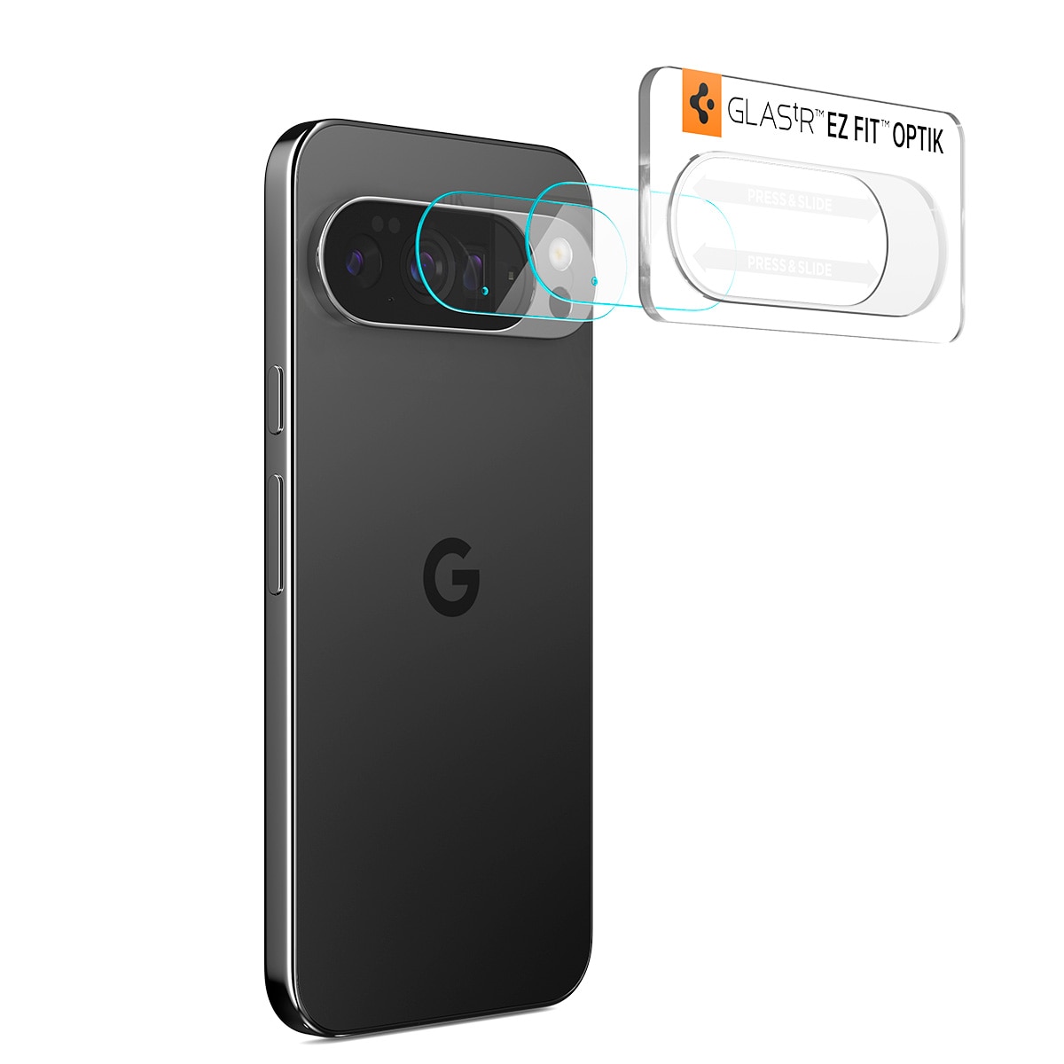 Google Pixel 10 Pro EZ Fit Linsebeskytter (2-pack), Gjennomsiktig