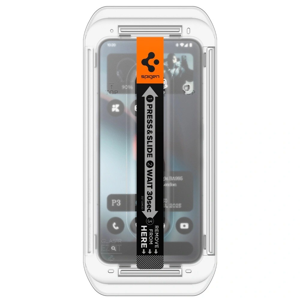 Nothing Phone 3 Skjermbeskytter med monteringsramme (2-pack) GLAS.tR EZ Fit